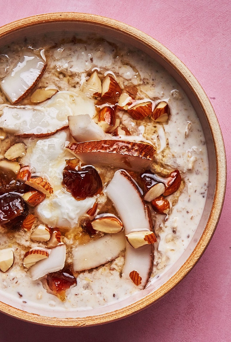 overnight-oats-with-coconut-dates-almonds-and-honey
